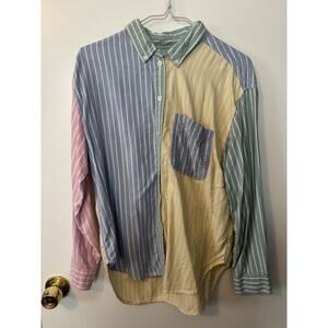 American Eagle Outfitters Button Down Shirt Relaxed Fit Super Soft Size XS